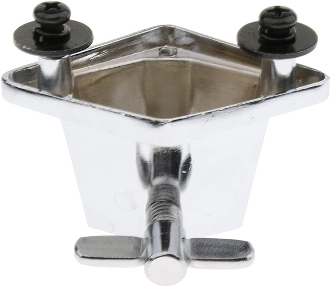 Soporte para pata de floor tom de batería, aleación cromada miniatura 7