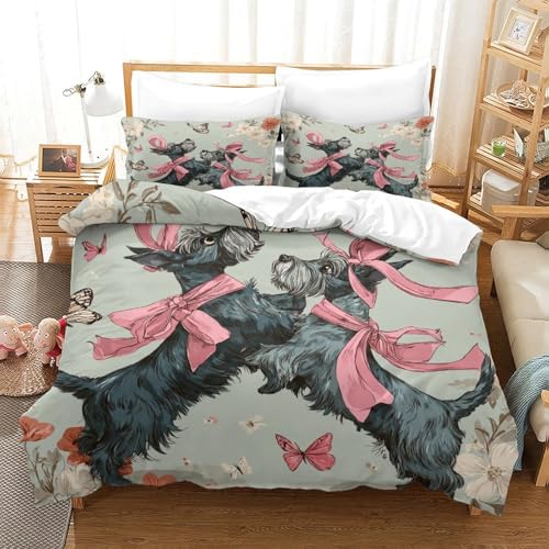 Housse de couette scorpion 3D lit King microfibre hypoallergénique