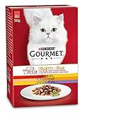 gourmetmaxx beef grill Fütterungsempfehlung: Alleinfuttermittel für ausgewachsene Katzen (4 kg) 6-7 Portionsbeutel im Laufe des Tages, aufgeteilt auf mindestens 2 Mahlzeiten