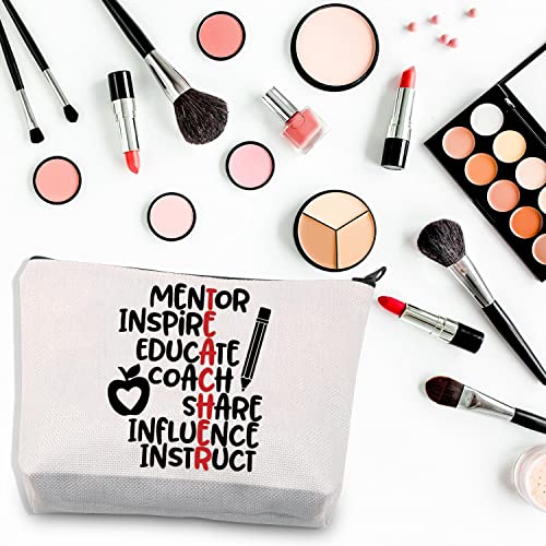PLITI Teacher Thank You Makeup Bag Appreciation Gift for Teacher Mentor ...