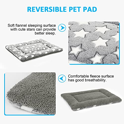 Kigmmro Dog Bed Mat, Reversible Dog Crate Pad For Medium Small Dogs, Portable And Soft Pet Bed Mat, Machine Washable Pet Bed Pad For 24-Inch Kennel #TOP2