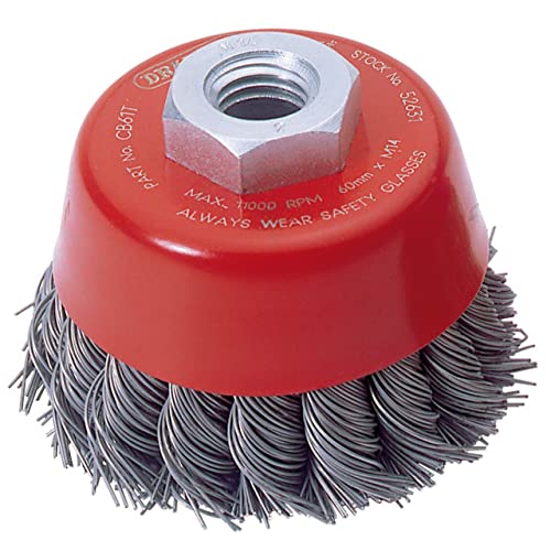 Image of Draper 52631 Expert Twist Knot Wire Cup Brush, 60mm x M14