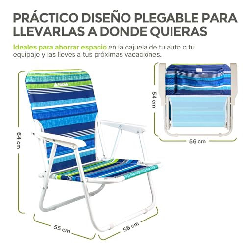 Listado y reviews de Sillas plegables playa que puedes comprar esta semana. 18 Imagen adicional