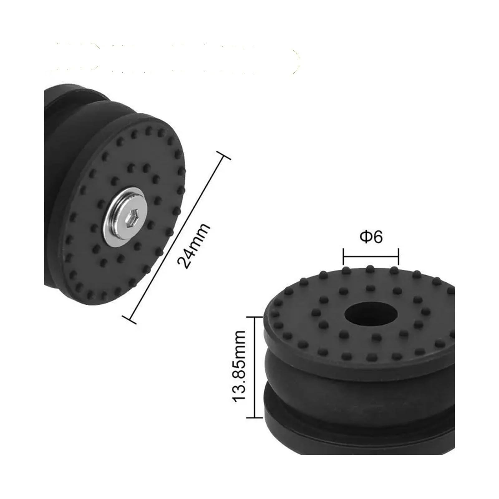 I piedini antivibranti in silicone 85AA for stampante 3D migliorano la stabilità della base antiscivolo con riduzione del rumore(8)