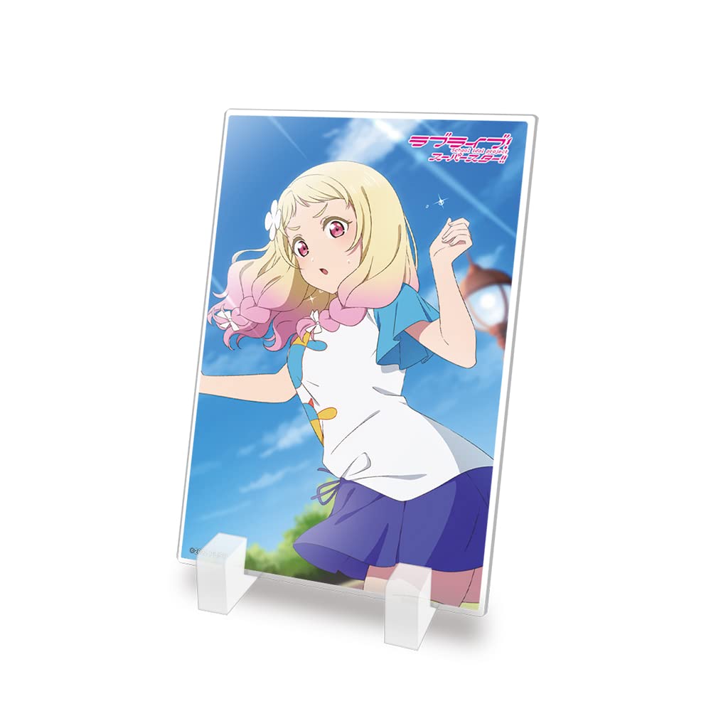 KADOKAWA Love Live! Superstar!! Mini Acrylic Plate, Liella! Natsumi 2, Approx. 4.7 x 3.1 inches (120 x 80 mm), Acrylic