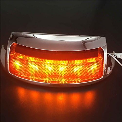 SMT-Red Rear Fender Tip Light With Brake light Turn signal Compatible With Harley Davidson 2009-later FLHTC FLHTCU FLHTCUL FLHTK FLHTKL /2016-later FLTRU [B077S7TH24]