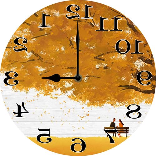 Reloj de pared con citas alentadoras que acepta el presente, dejar ir el pasado, creer en el futuro, citas inspiradoras, decoración de dormitorio, cocina, silencioso, funciona con pilas, sin tictac