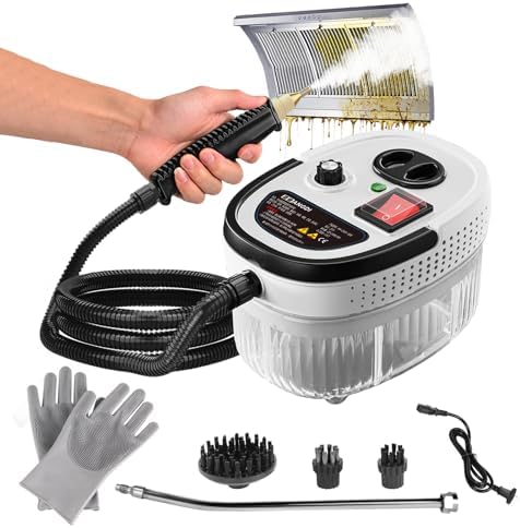 Handheld Steam Cleaner,Portable High-Pressure Steam Cleaner,Quickly Generate High-Temperature Pressurized Steam for Deep Cleaning of Kitchen, Bathroom, Car and Sofa Windows