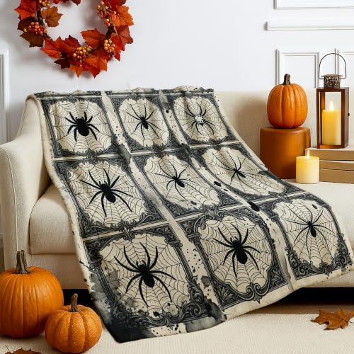 Manta de araña suave para proteger sofá de manchas forro polar negro 7