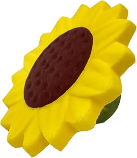 TOYANDONA 1 Peça De Girassol Rebote Lento Para Crianças Brinquedo De Estresse Sensorial Brinquedo Kawaii Brinquedos Anti-Estresse Girassóis Artificiais Brinquedos De Banheira Modelo