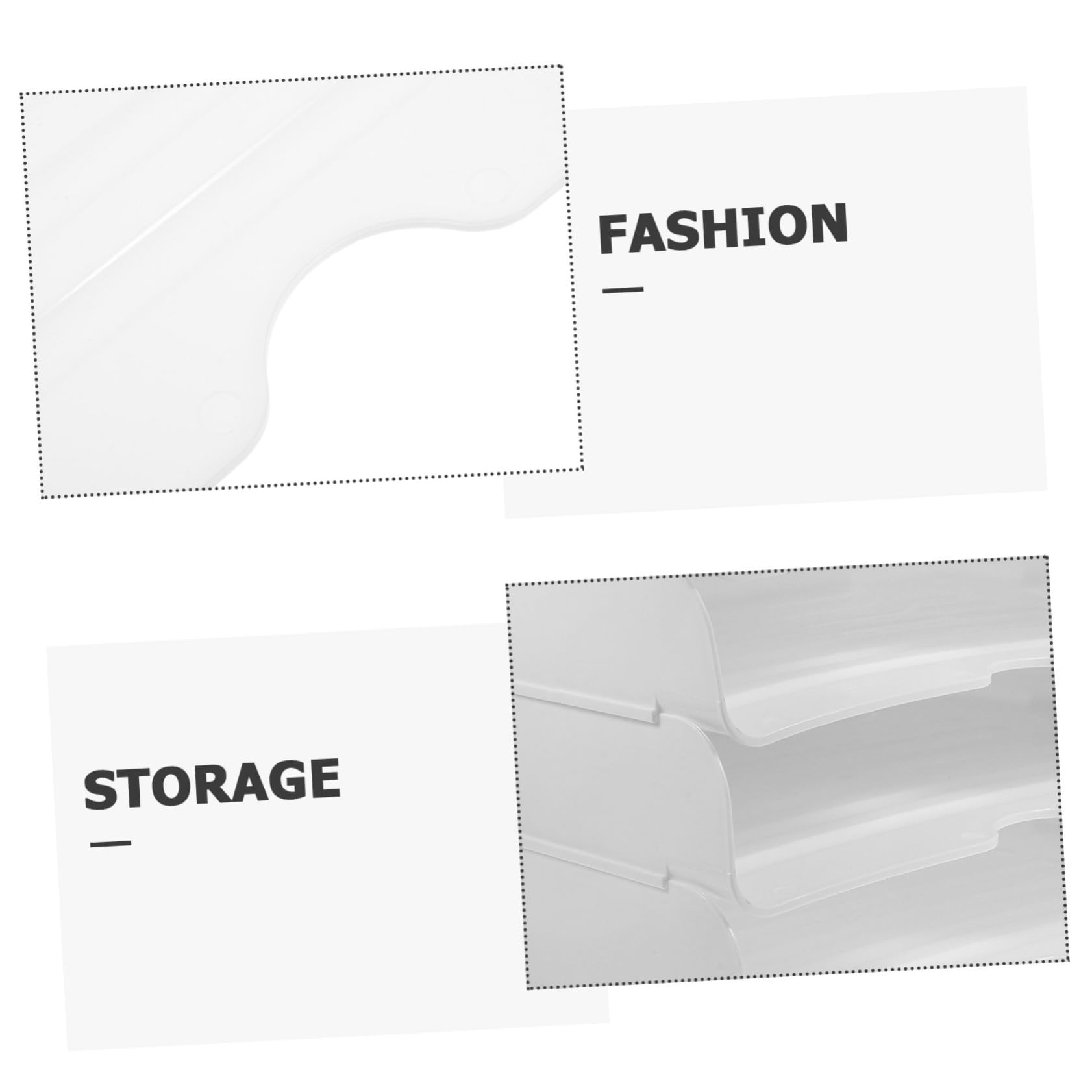 SHOWERORO 4er-Set Büroständer Stapelbare Ordnerhalter Papier-Organizer Für Schreibtisch Aktenablage-Organizer Transparente Büroablage