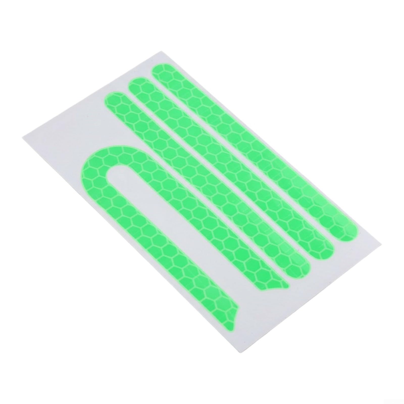 Pegatina reflectante para Xiaomi M365 y 1S E-scooter Tapa lateral en forma de U o tira de seguridad recta de plástico con película adhesiva, accesorio impermeable para conducción nocturna y