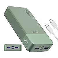 JUOVI J2651 Power Bank 35W 20000mAh USB C In & Out Power Bank