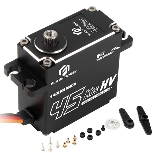 FLASH HOBBY 45Kg Full Waterproof Coreless for Demanding Scale Crawlers