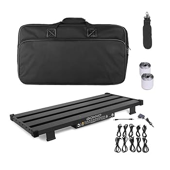 Amazon.com: GOKKO Guitar Pedal Board 25.6''x11.9