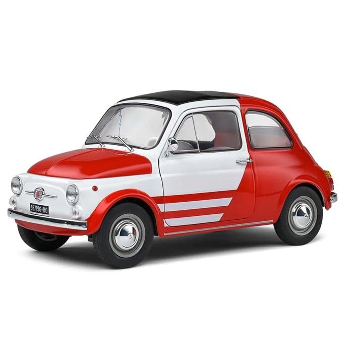 Amazon | SOLIDO 1/18 フィアット 500 TURBINA TRIBUTE 1965 (ホワイト