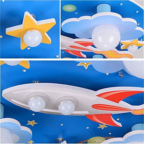Plafonnier pour enfants grand modèle 61 cm éclairage complet e27 e14 - 3