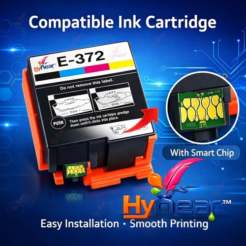 Image of Compatible Ink Cartridge E-372 for Epson PM-520 and Epson T-372, Multicoloured, with Chip Installed, Photo Printing, Pack of 2