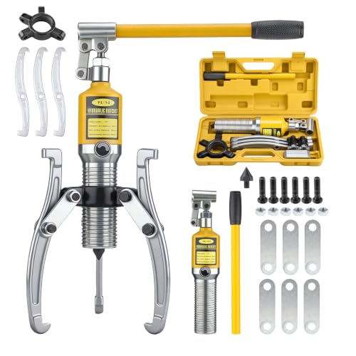 Image of FLASHEVER 15Ton Hydraulic Puller 3-Jaw Bearing Hub Separator Kit