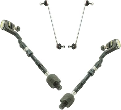 Front Tie Rod Rack End Assembly Sway Bar Steering Suspension Kit Set 4pc 4pcs for BMW for X3 2.5L/3.0L 2004-2010