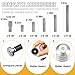 MOYJ Bow Stabilizer Weights Compound Bow Balance Bar Stabilizer Kit for Archery Hunting Shooting