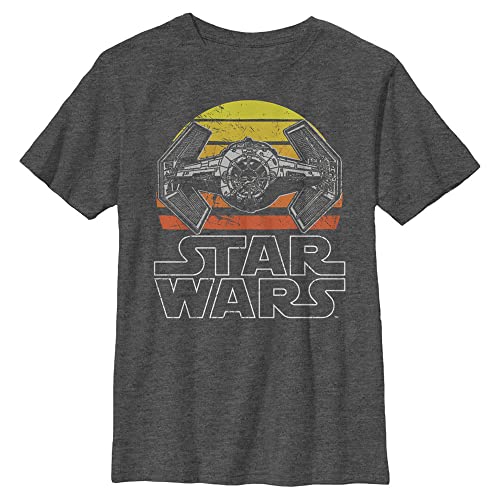 T-shirt Star Wars garçon anthracite en taille XL pour enfant