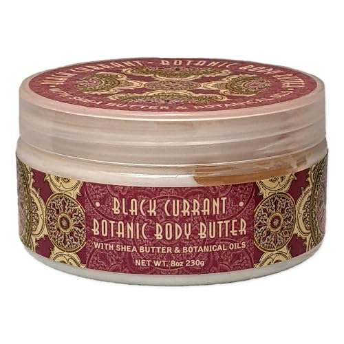 Greenwich Bay Trading Co. Scented Botanic Body Butter - Luxurious Hydration with Shea & Cocoa Butter, Enriched with Vitamin E - 8 Ounce Tub (Jasmine & Honey)