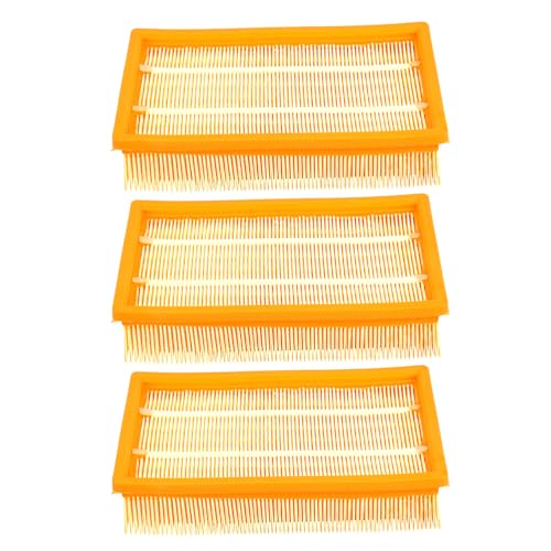 3 filtros de pliegue plano para Kärcher NT 25/1 Ap, NT 35/1 Ap, NT 35/1, NT 45/1, NT 55/1, NT 361, NT 561, NT 611 Tact, Te, M, Eco Partes de repuesto (sustituye a 6.904-367.0)