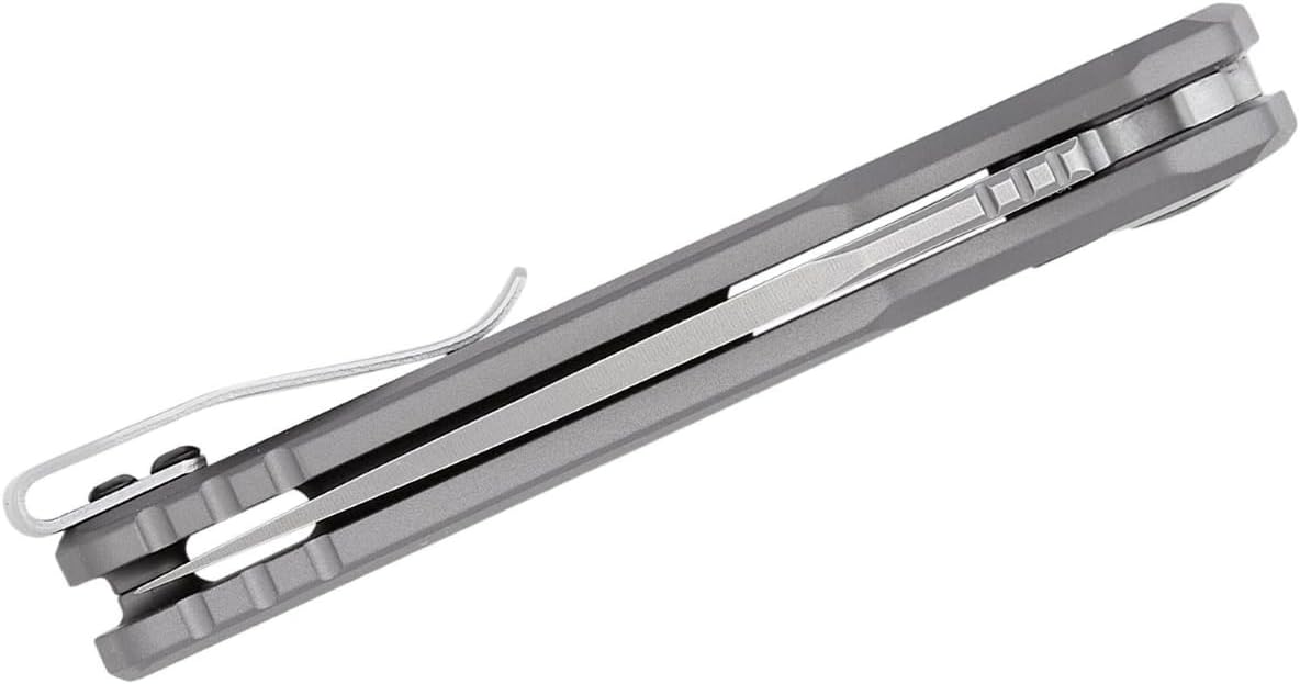 Kershaw Launch 18 Automatic Push-Button Lock Single Edge Spear Point Blade EDC Folding Knife - Gray - $1000 Min Vendor Direct Auto Knives Only. Cannot Ship toCA, CT, DE, MN, VT. Contact Sales Rep.