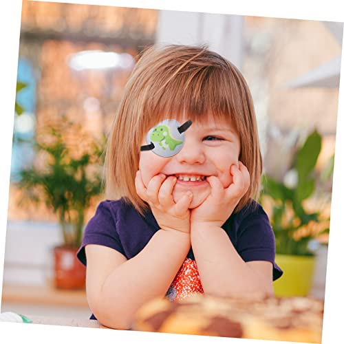 SOLUSTRE 10 Pcs Ambliopia Cyclops tapa-olho para olho preguiçoso almofada de óculos tampas oculares