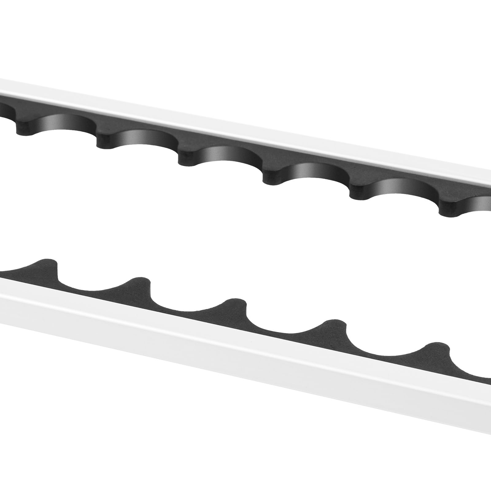 Stojak na wędki aluminiowe, na 24 wędki, stojak na wędki z regulacją wysokości, uchwyt na wędkę EVA, rowki ochronne EVA, przechowywanie wędek morskich, akcesoria wędkarskie, prezent