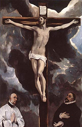 Peintures sur toile Le Christ en croix El Greco reproduites à la main par des artistes