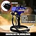 LE LEMATEC Professional Sandblaster Gun Kit: Effortless Surface Prep for DIY Enthusiasts | Versatile, Easy-to-Use Hobby Blaster for Metal & Wood Projects | Transforms Small Jobs
