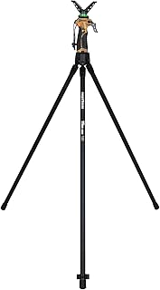 Trépied de Chasse avec Appui réglable en Longueur, chevalet de tir de Chasse Polyvalent pour Fusil, Tripod de visée en Aluminium pour la Chasse