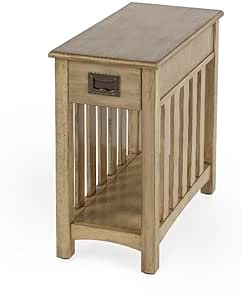 Butler Specialty Company Larina Shaker One Drawer Side Table - Antique Beige