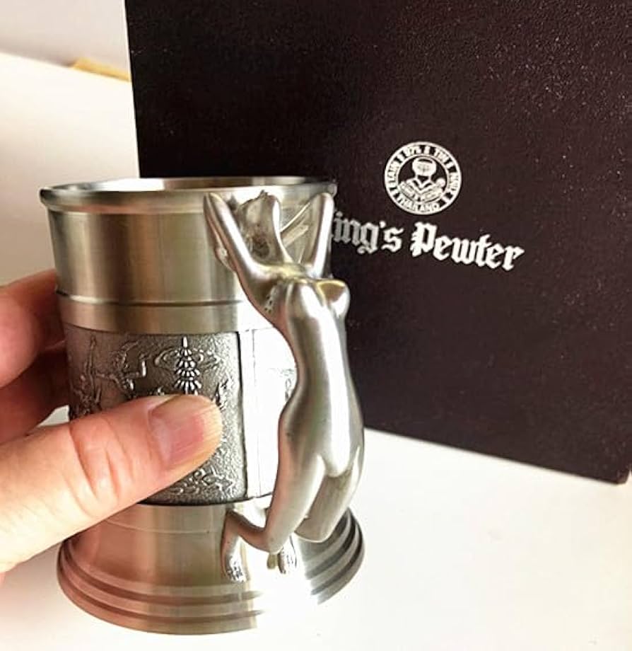 錫製　酒器　ピューター Amazon | king's pewter キングスピューター アニマルヘッド