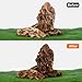 FISCAPE 2-6 Inches Natural Dragon Stone 4 PCS Aquarium Rocks for Aquascaping, Aquarium Landscaping, Terrariums, Fish Tank Decoration, Vivariums, Paludarium, Reptile and Amphibian Enclosures