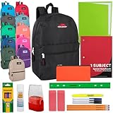 24 Pack Bulk Backpacks with School Supplies for Kids - Trailmaker Wholesale Backpack and School Supplies Kits