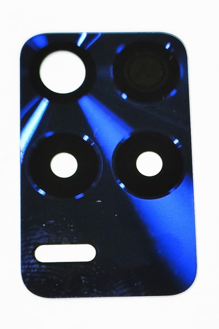 Blackcloud Back Rear Camera Glass Lens Compatible with Realme 8s Blue