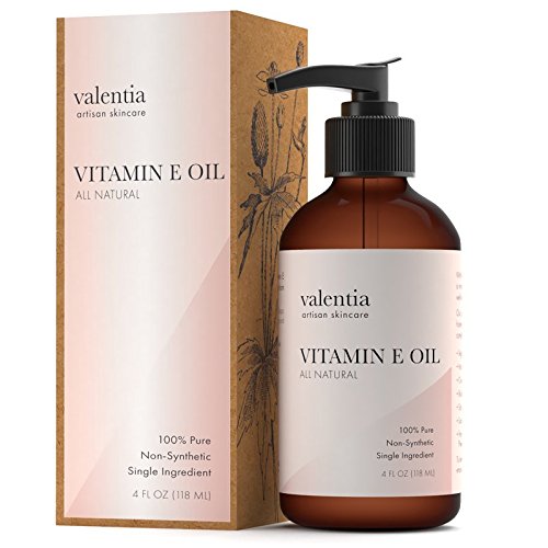 Valentia Vitamin E Oil 4 Ounce Non-Synthetic