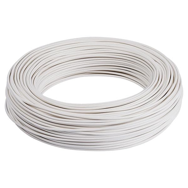 CAVI Cavo CORDICELLA UNIPOLARE FS17 450/750 V 1X6 MMQ Bianco MATASSA 100MT FS17/6B