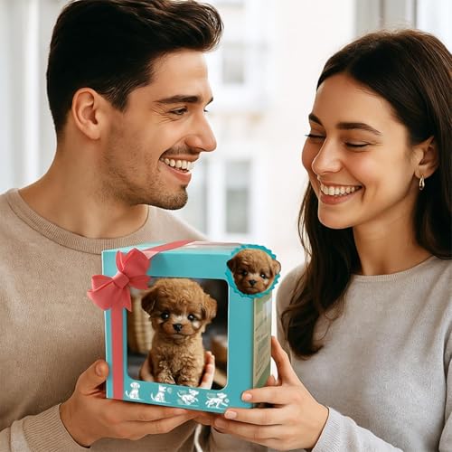 Robot Dog, My Realistic Robot Puppy Interactive Robotic Puppy Toy with Walking Barking Dog Toys Electronic Pet Gift for Kids Stool(A7) - Image 4