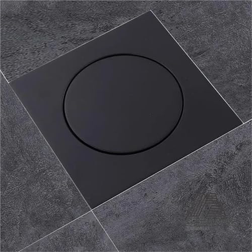 Siphon de sol chrome pour douche design moderne haut de gamme