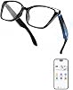 Smart Glasses for Men & Women, AI Translation Glasses with Open-Ear Speaker, Blue Light Blocking Lenses, Bluetooth Hands-Free Calls & Music for Travel, Work, Driving