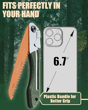 LAGOM Folding Saw 2 Pack: 11.4 Curved + 8.2 Straight