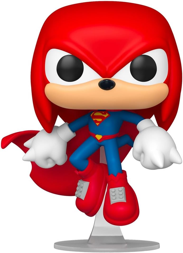 Funko Pop! Heroes: JLA & Sonic - Knuckles as Superman - Sonic + DC Comics - Collectable Vinyl Figure - Gift Idea - Official Merchandise - Toys for Kids & Adults - DC Comics Fans
