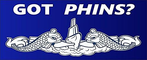 Magnet Got Phins? Submariner Bumper Magnetic Sticker 9 Inch Magnetic Sticker Decal