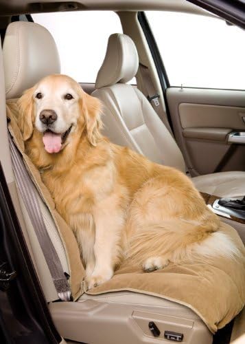 Duragear Bucket Dog Car Seat Cover - MicroVelvet Sand