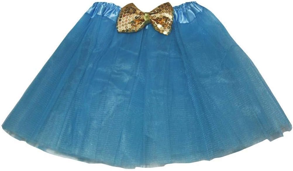 Petitebella Gold Sequins Bow Single Color Girl Tulle Tutu 1-8y