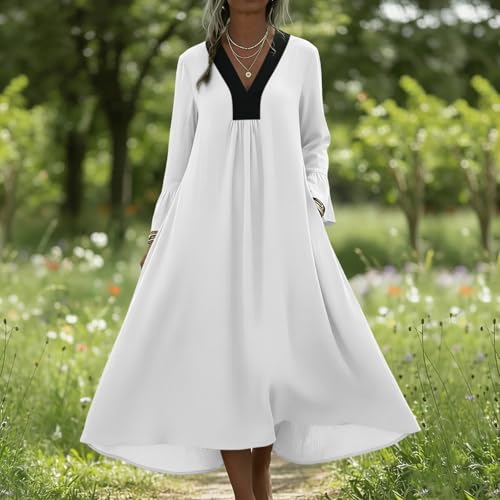 Robe parfaite pour les jours plus froids coupe trapèze fluide - 2